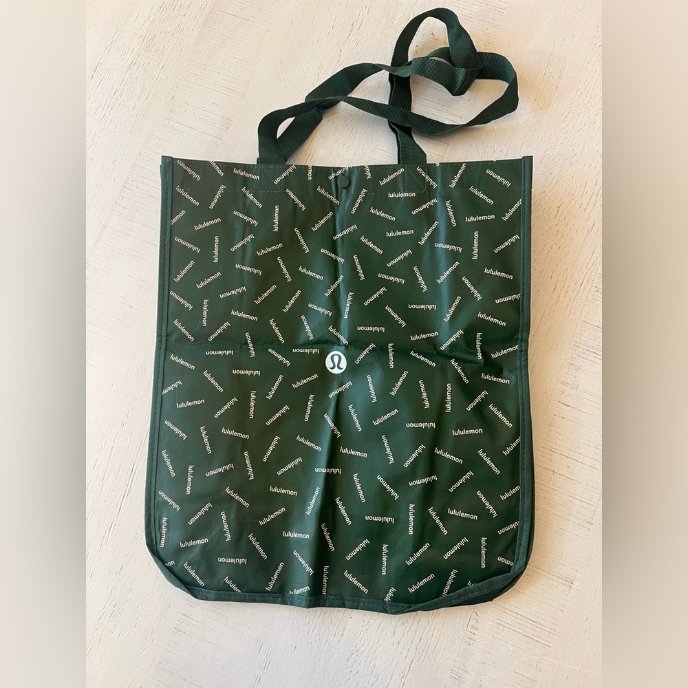 Lululemon Large Green Tote Bag